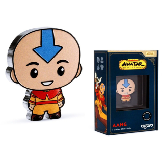 1 oz Niue 2025 Proof CHIBI - AANG The Last Airbender - Avatar der Luftnation - silber color 2 NZ$