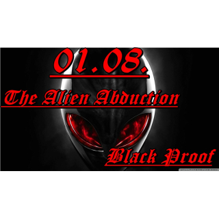 1 oz Niue 2025 Black Proof - ALIEN ABDUCTION / ENTFÜHRUNG - Silber 1 $ - Erste Alienmünze in Black Proof