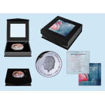 1 oz Tuvalu 2025 Proof ROSEGOLD - FLAMINGOS - Beauty...