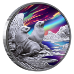 1 oz Tuvalu 2025 Proof - MOTHER of PEARL CLOUDS - Silber...