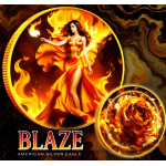NEU** 1 oz USA American Liberty Eagle 2024 BLAZE EDITION...