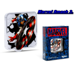 2 oz Niue 2025 Proof - CAPTAIN AMERICA  Marvel Smash (3)...