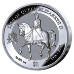 1 oz BVI Reverse Proof 2022 - Das LEBEN der KÖNIGIN...