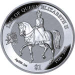 1 oz BVI Reverse Proof 2022 - Das LEBEN der KÖNIGIN...