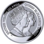 1 oz BVI Reverse Proof 2022 - Das LEBEN der KÖNIGIN ELIZABETH II. - British Virgin Islands - Life of Queen Elizabeth II  - silber 1$