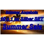 AURINUM*SOMMER*SILBER*ANGEBOT* 10  x 1 oz Silber...