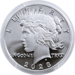 AURINUM*SUMMER*SALE* 1 oz USA 2023 Proof  - PEACE DOLLAR  1. Ausgabe - American Eagle Liberty - Silber1 $