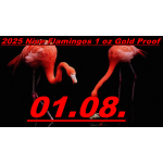1 oz Gold Niue 2025 Proof Beauty & Grace - FLAMINGOS 100 NZ$