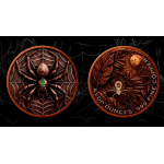 NEU* 5 oz Kupfer Round Mint Kapsel - DARK SPIDER - GLOW-in-the-DARK - Nachtleuchtend - Infinity Edition