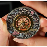 2 oz Tuvalu 2025 antique - RIESENRAD / FERRIS WHEEL - Swarovski® crystals - silber antique finish color 2 AU$