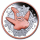 LETZTER* 2 oz Tuvalu 2025 Proof - PATRICK STARFISH - Rosegold-Veredelung - SPONGEBOB SCHWAMMKOPF Unterwasser Underwater - silber 2 AU$ - Perth Mint Edition