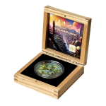 2 oz Niue 2024 - SOLARPUNK - 3-D Glow-in-the-Dark "Serie Punk Universe" Harmonie mit der Natur - Silber High Relief Antique Finish 5$