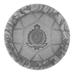 2 oz Niue 2024 - SOLARPUNK - 3-D Glow-in-the-Dark "Serie Punk Universe" Harmonie mit der Natur - Silber High Relief Antique Finish 5$