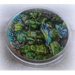 ab Lager** 2 oz Niue 2024 Proof - SOLARPUNK - 3-Dimensional - Glow-in-the-Dark " Serie Punk Universe" Harmonie mit der Natur - Silber High Relief Antique Finish 5$