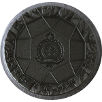 ab Lager*** 2 oz Niue 2024 - SOLARPUNK - 3-D Glow-in-the-Dark "Serie Punk Universe" Harmonie mit der Natur - Silber High Relief Antique Finish 5$