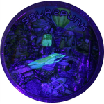 ab Lager*** 2 oz Niue 2024 - SOLARPUNK - 3-D Glow-in-the-Dark "Serie Punk Universe" Harmonie mit der Natur - Silber High Relief Antique Finish 5$