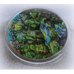 Echtbilder*Real Photos* 2 oz Niue 2024 - SOLARPUNK - 3-D Glow-in-the-Dark "Serie Punk Universe" Harmonie mit der Natur - Silber High Relief Antique Finish 5$