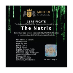 300 g Niue 2026 Proof - MATRIX - NEO TRINITY MORPHEUS -  Silber Ultra High Relief - Auflage 100 - Numismatik Masterpiece