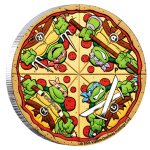2 oz Tuvalu 2025 COLOR - Teenage Mutant Ninja Turtles...