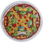 ab Lager*Real Photo* 2 oz Tuvalu 2025 COLOR - PIZZA Teenage Mutant Ninja Turtles - NEW YORK PIZZA BOX - Silber Color High Relief - 2 $ - Perth Mint Edition