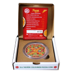 ab Lager*Real Photo* 2 oz Tuvalu 2025 COLOR - PIZZA Teenage Mutant Ninja Turtles - NEW YORK PIZZA BOX - Silber Color High Relief - 2 $ - Perth Mint Edition