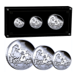 3,5 oz SET Australien 2026 Proof - JAHR des PFERDES /...