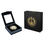 1 oz Niue 2025 Proof Gilded - Monarchs of Britain - Die Monarchen Grossbritanniens -  Silber 1 NZ$