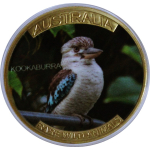 29,4 g Bimetall Color Proof - Australien KOOKABURRA -...