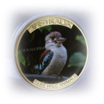 29,4 g Bimetall Color Proof - Australien KOOKABURRA -...