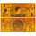 NEU ** Goldfolie - TRUMP - BITCOIN - 24-Karat Vergoldung - Polycarbonat - 1 virtuelle Bitcoin - 24K Note Bill