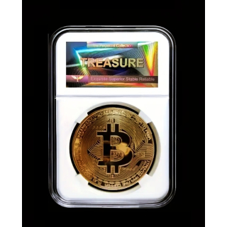 Bitcoin Coin Card Bimetall - Virtual Token Bimetal