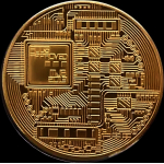 Bitcoin Coin Card Bimetall - Virtual Token Bimetal