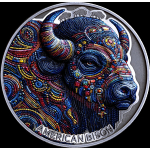 2 oz Kamerun 2025 - BISON American Bison - 1. Ausgabe...