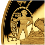 1 oz Gold Somalia Elefant 2025 Privy ANA Oklahoma City  - Serie African Wildlife - ELEFANTENMOTIV 2026