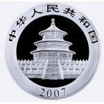 1 oz Silber China 2007 BU - Panda - Silberpanda - 10 Yuan...