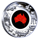 1 oz Australien 2025 Proof - SNAKESKIN JASPER /...