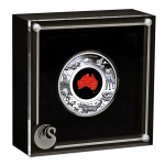 1 oz Australien 2025 Proof - SNAKESKIN JASPER / Schlangenhautjaspis - Serie Great Southern Land - Silber 1 AU$  Jede Münze ein UNIKAT