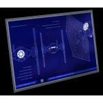 1 oz Niue 2025 Proof - STAR WARS TIE FIGHTER - BLUEPRINT...