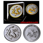 AURINUM*TOP*ANGEBOT** 2 x 1 oz SilberSet China 2025  BU +...