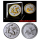 AURINUM*TOP*ANGEBOT** 2 x 1 oz SilberSet China 2025  BU + GILDED - JAHR des DRACHEN - Tang Dynasty & Grosse Mauer - Erstausgabe der neuen China Lunarserie - Silber 10 Yuan