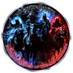 1 oz Maple Leaf 2025 - VIER REITER der APOKALYPSE  - Das SCHWARZE PFERD / The BLACK HORSE Death & Hunger - TOD & HUNGER - Das JÜNGSTE GERICHT - Armageddon Ausgabe 3