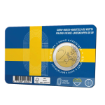 2 Euro Coincard (SWE) 2025 100 Jahre Finnland-Schweden-Leichtathletikspiel bfr. unc