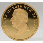 1/4 oz Gold Kiwi 2026 Proof Neuseeland - Kiwiserie - 10 NZ$