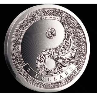 NEU* 1 oz Niue 2025 BU - EQUILIBRIUM YIN YANG - 2 Kosmische Kräfte - Harmonie - Serie Equilibrium