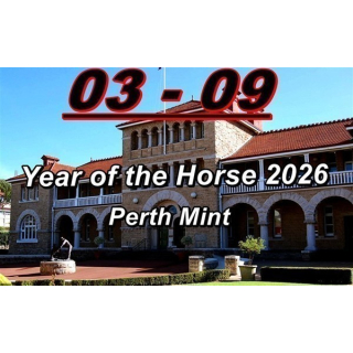 1 oz Gold Australien 2026 BU - Jahr des Pferdes Year of the Horse - Lunar III - 100 AU$ - Goldpferd