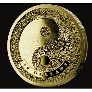 NEU* 1/10 Unze Gold EQUILIBRIUM YIN YANG - 2 Kosmische Kräfte - Harmonie - Serie Equilibrium - 10 NZ$