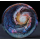 5 oz EXTRAGALACTIC Australien 20255 mit DIAMANTEN - Silver Patinaed Coloured Coin with a Pink, Golden & 2 White diamonds - Ultra High Relief