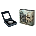 1 oz Niue 2025 Proof - HMS BEAGLE /  TEN-GUN-BRIG  - Charles Darwins Reise zu den Galapagos-Inseln /  Voyage to the Galapagos-Islands- Silber 1 $