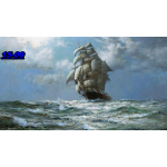 1 oz Niue 2025 Proof - HMS BEAGLE /  TEN-GUN-BRIG  - Charles Darwins Reise zu den Galapagos-Inseln /  Voyage to the Galapagos-Islands- Silber 1 $