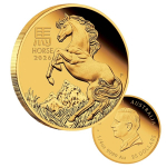 1/4 oz Gold Australien 2026 Proof - PFERD - Jahr des...